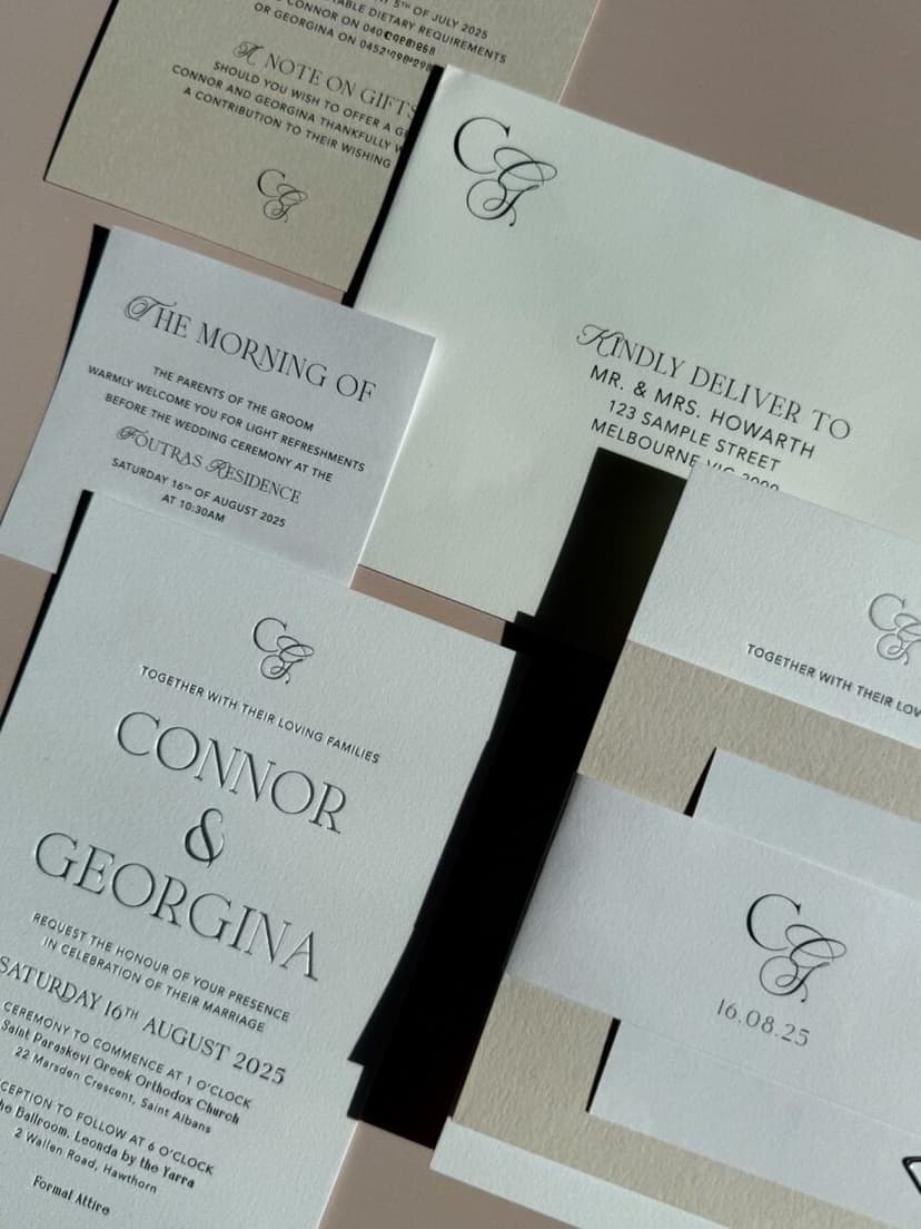 Custom Wedding Invitations