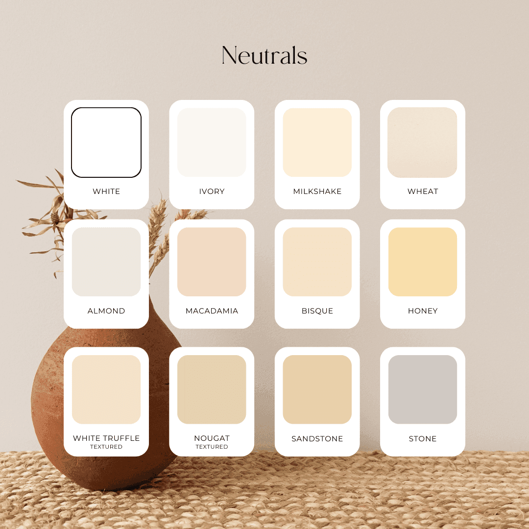 Neutrals Colour Chart