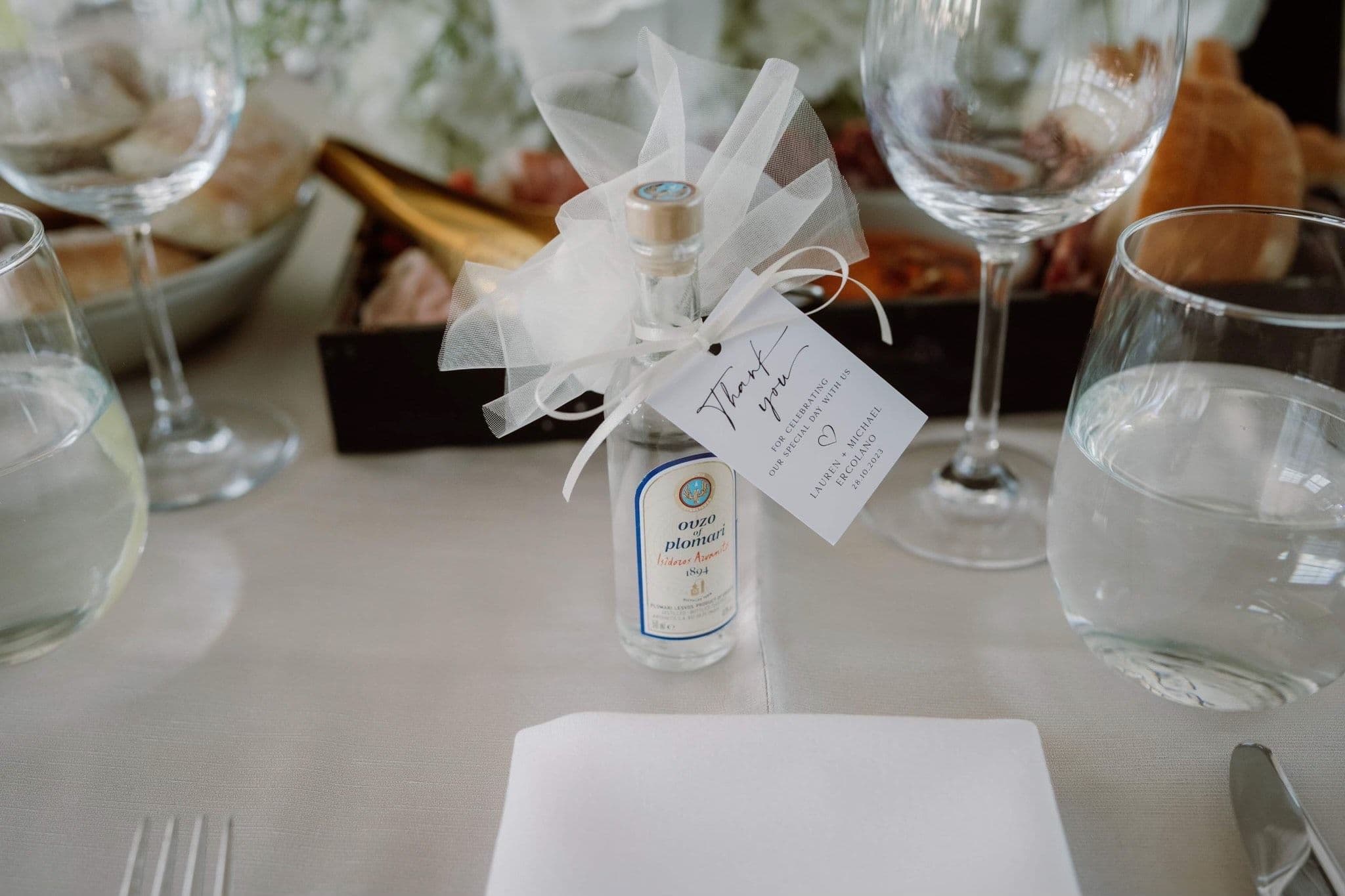 Lauren Menu Card